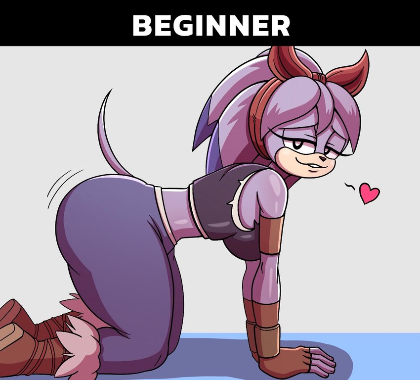 anthro female looking_at_viewer meme_pose solo thick_thighs cxrryart sega sonic_boom sonic_the_hedgehog_(series) perci_the_bandicoot bandicoot mammal marsupial hi_res