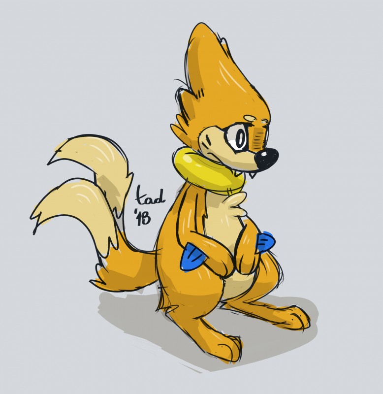 ambiguous_gender feral multi_tail pose sad simple_background solo standing tail tad nintendo pokemon buizel generation_4_pokemon mammal mustelid pokemon_(species) 2018 absurd_res digital_media_(artwork) hi_res pinup shaded