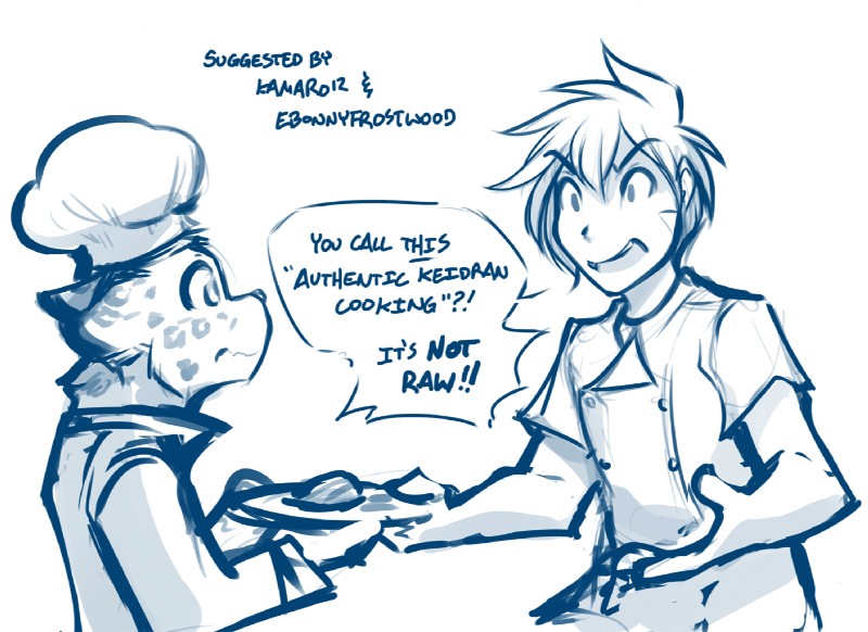 gordon ramsay and trace legacy (twokinds) created by tom fischbach