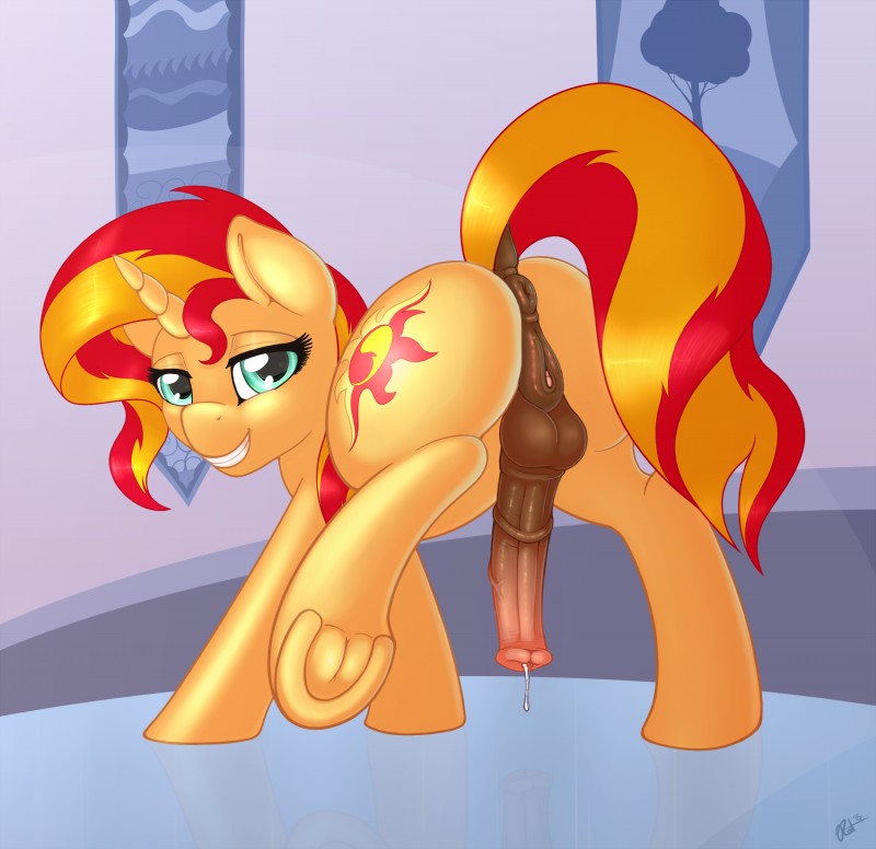 sunset shimmer (equestria girls and etc) created by ratofdrawn and third-party edit