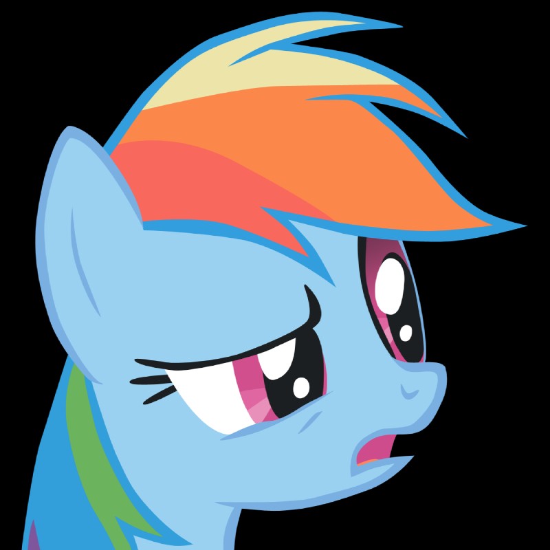 rainbow dash (friendship is magic and etc) created by unknown artist