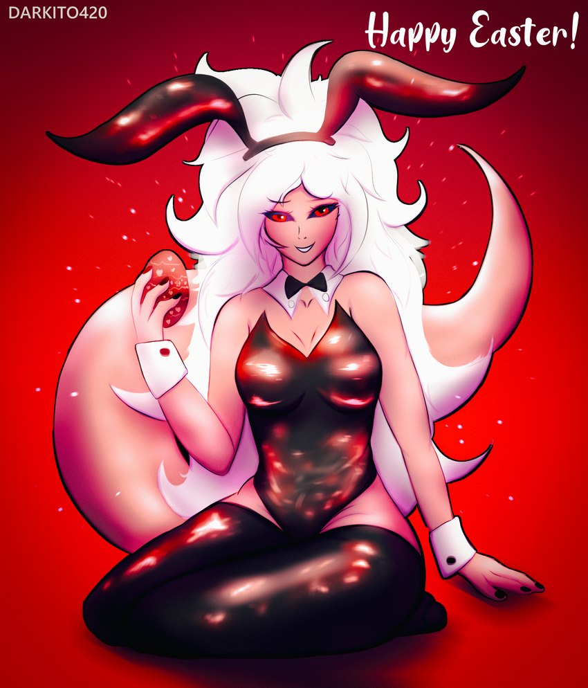 andoid_21 big_breasts breasts female hair not_furry pink_body red_eyes simple_background solo tail text white_hair darkito420 dragon_ball dragon_ball_fighterz android_21 majin_android_21 alien alien_humanoid human humanoid majin mammal alternate_version_at_paywall better_version_at_paywall digital_media_(artwork) hi_res