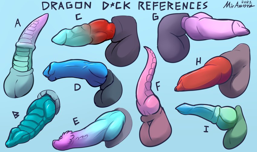 ambiguous_form animal_genitalia animal_penis balls big_penis blue_penis crotch_tentacles equine_genitalia equine_penis erection fur genitals green_penis group hybrid_genitalia hybrid_penis knot knotted_equine_penis knotted_penis letter letters male multicolored_penis non-canine_knot penis penis_sheet pink_penis red_penis scaled_penis scales simple_background tentacles text year miramore mythology dragon furred_dragon furred_scalie mythological_creature mythological_scalie scalie 2021 dated digital_media_(artwork) english_text hi_res shaded signature