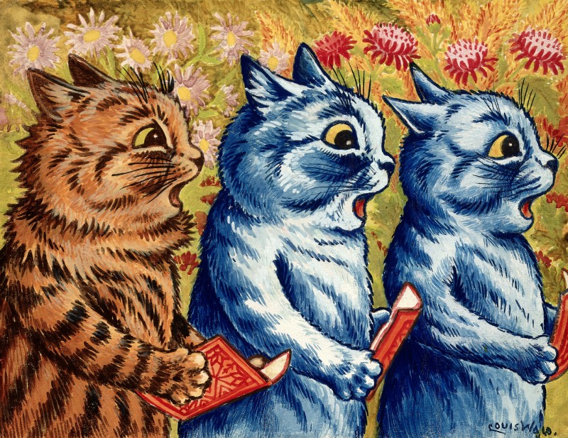 creative commons and etc created by louis wain