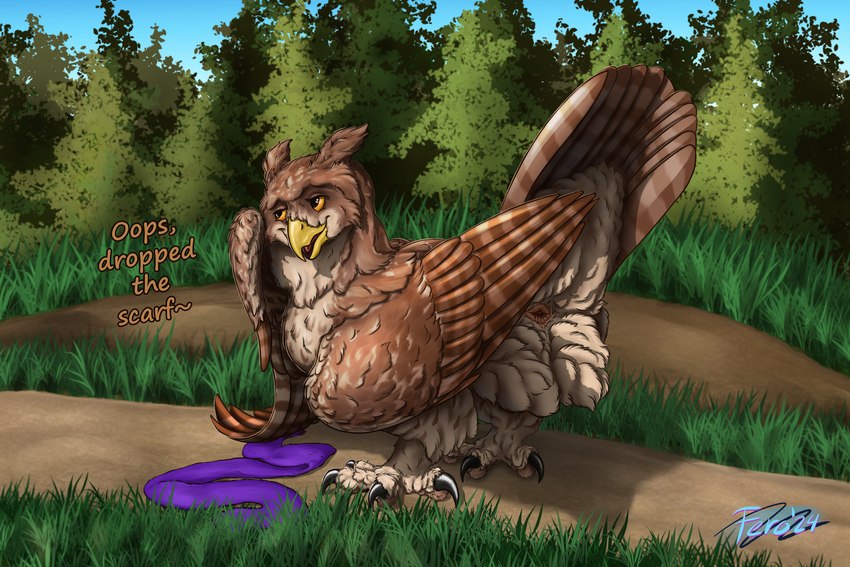 4_toes anatomically_correct animal_genitalia avian_butt avian_feet beak cloaca dialogue ear_tuft feet feral genitals presenting presenting_cloaca scarf shy solo talking_feral talons text toes tuft zygodactyl ferobird chippyowl avian bird eurasian_eagle-owl horned_owl owl true_owl 3:2 absurd_res english_text hi_res nonbinary_(lore)