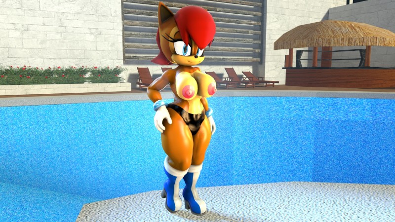 anthro areola big_breasts breasts clothed clothing curvy_figure erect_nipples female muscular muscular_anthro muscular_female nipples solo thick_thighs topless wide_hipped_female wide_hips lowkeydiag archie_comics sega sonic_the_hedgehog_(archie) sonic_the_hedgehog_(comics) sonic_the_hedgehog_(series) sally_acorn chipmunk ground_squirrel mammal rodent sciurid 16:9 2017 3d_(artwork) digital_media_(artwork) hi_res source_filmmaker_(artwork) widescreen