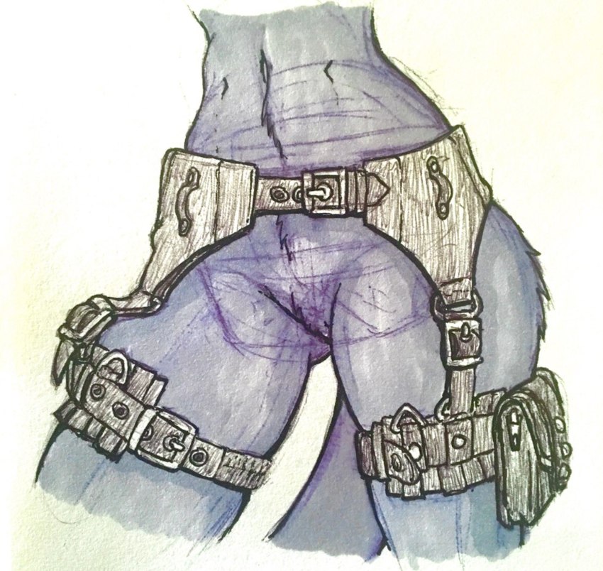 anthro bone claws female garter_belt garter_straps pockets skull skull_head solo wide_hips victordantes scp_foundation marsh_(marshthemalo) scp-1471-a canid canine canis humanoid malo mammal wolf traditional_media_(artwork)