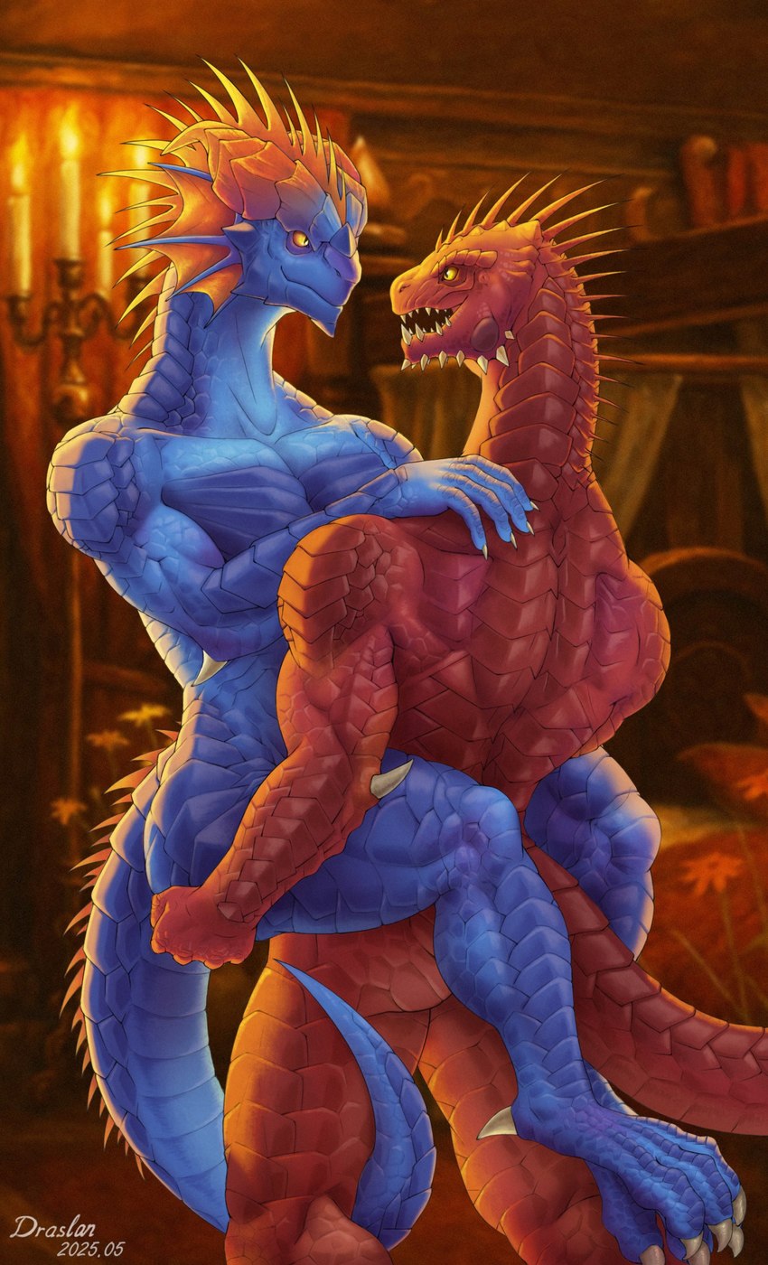 abs anthro back_muscles blue_body blue_scales claws duo facial_spikes lifting_partner male male/male muscular muscular_anthro muscular_male muscular_thighs nude pecs red_body red_scales scales sex simple_background spikes spikes_(anatomy) standing standing_sex teeth draslan divinity:_original_sin_2 divinity_(series) the_red_prince lizard_(divinity) lizardman reptile scalie absurd_res digital_media_(artwork) hi_res