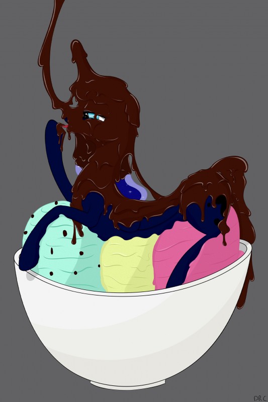 blue_body blue_eyes blue_feathers candy chocolate cutie_mark dessert feathered_wings feathers female feral food grey_background horn ice_cream licking open_mouth oral simple_background solo tongue tongue_out wings fayren friendship_is_magic hasbro my_little_pony mythology princess_luna_(mlp) equid equine mammal mythological_creature mythological_equine winged_unicorn 2:3 absurd_res hi_res