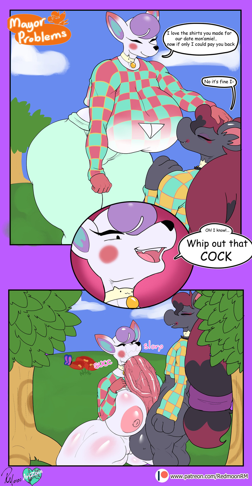 diana and lover (animal crossing and etc) created by redmoon83