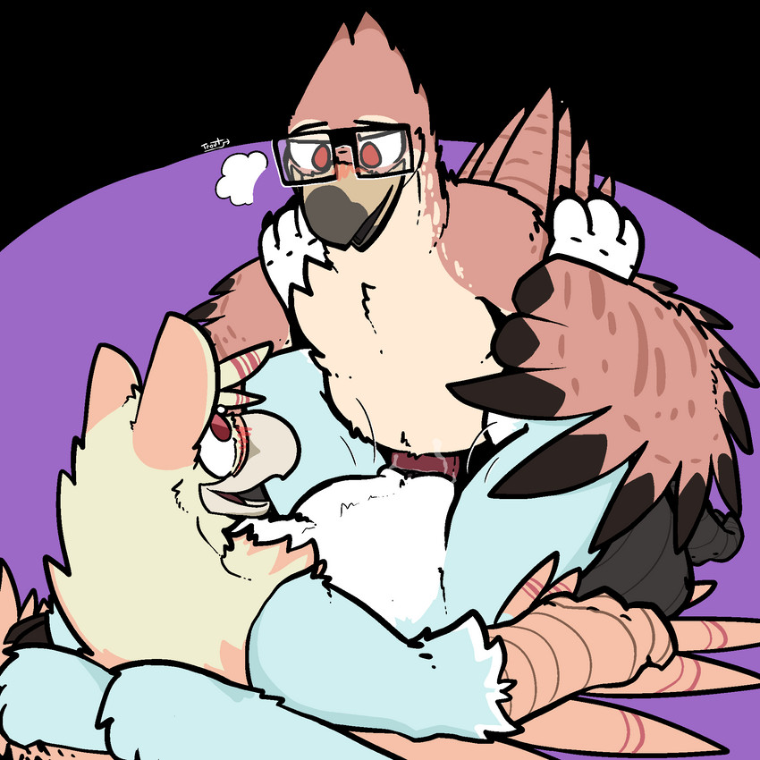 anthro anthro_on_feral anvil_position beak bestiality bodily_fluids duo erection eyewear feathered_wings feathers female female_penetrated feral from_front_position genital_fluids genitals glasses legs_up lying male male/female male_penetrating male_penetrating_female nude on_back penetration penile penile_penetration penis penis_in_pussy pussy sex spread_legs spreading vaginal vaginal_fluids vaginal_penetration wings trout_(artist) mythology trout_(character) accipitrid accipitriform avian bird buteo chickenhawk gryphon mammal mythological_avian mythological_creature red-tailed_hawk 1:1 alpha_channel hi_res