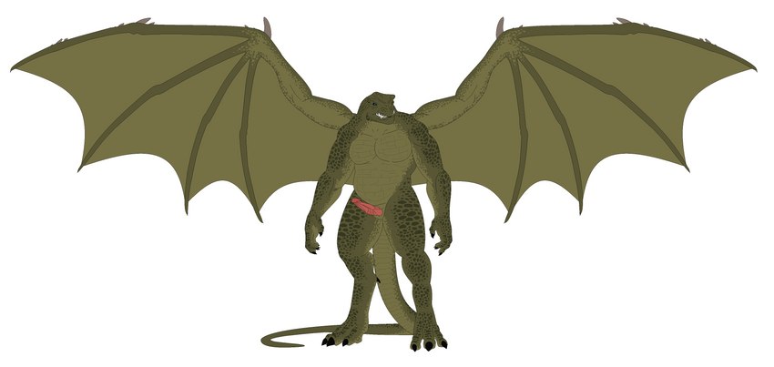 abs anthro barefoot bat_wings biceps big_penis blue_eyes claws digitigrade fangs feet genitals green_body green_skin intersex long_tail male membrane_(anatomy) membranous_wings musclegut muscular muscular_arms muscular_thighs nude pecs penis scales solo tail teeth toes wings halhatatlanhalando mythology alien dragon mythological_creature mythological_scalie reptile sargorn scalie absurd_res hi_res model_sheet