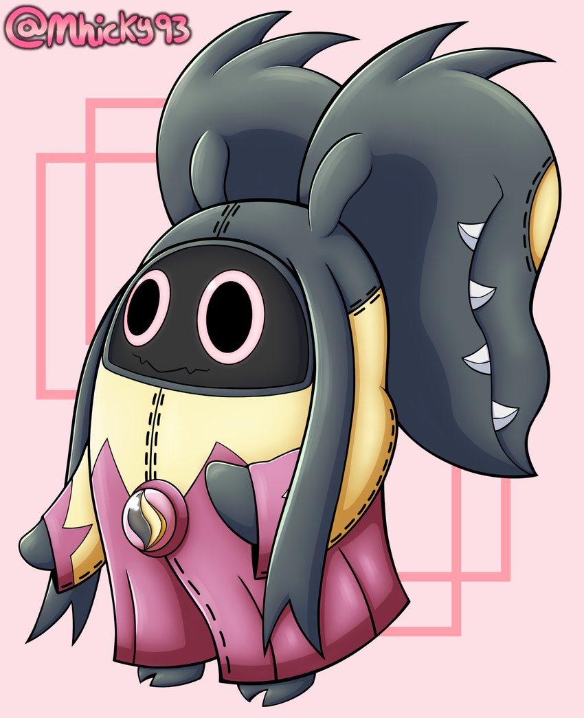 machine mascot mhicky93 mihoyo nintendo pokemon zenless_zone_zero bangboo generation_3_pokemon generation_6_pokemon mawile mega_evolution mega_mawile pokemon_(species) robot absurd_res hi_res