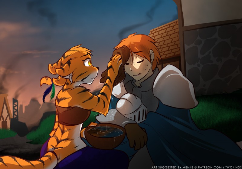 daniels and therie sah-van (twokinds) created by tom fischbach