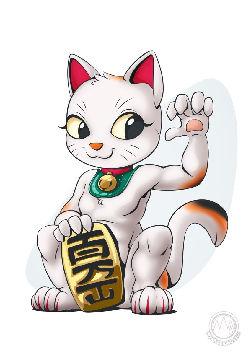 maneki-neko created by mysticalpha