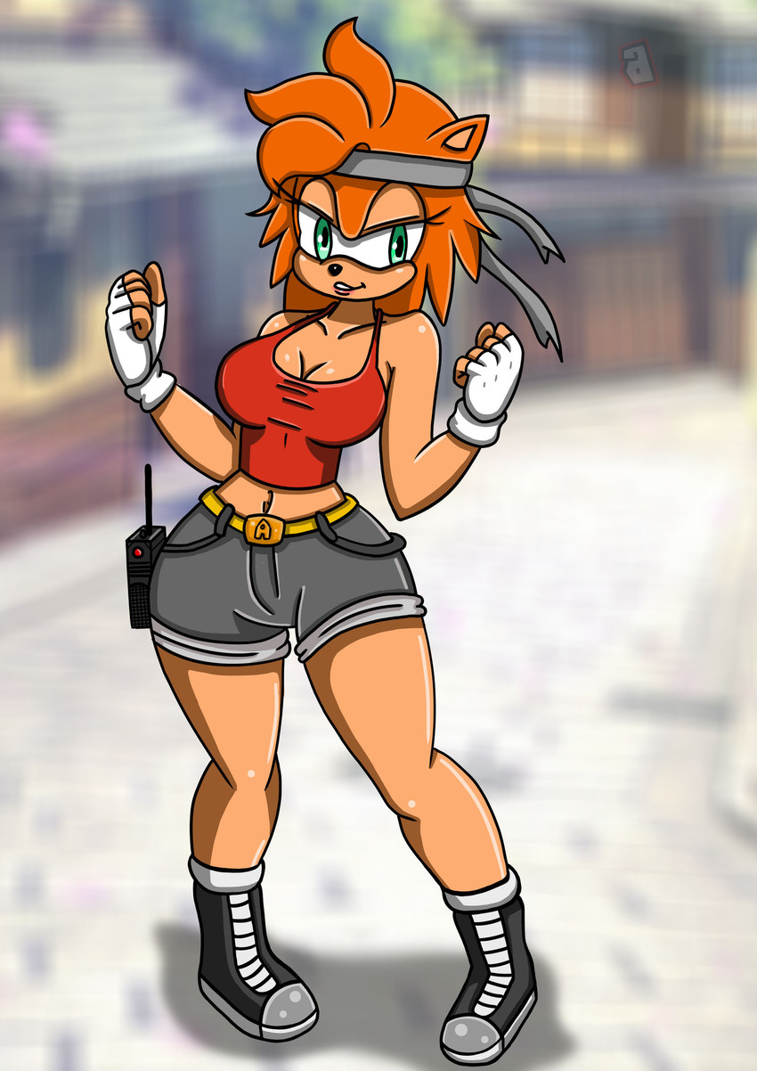 alley the hedgehog and fan character (sonic the hedgehog (series) and etc) created by prezer0