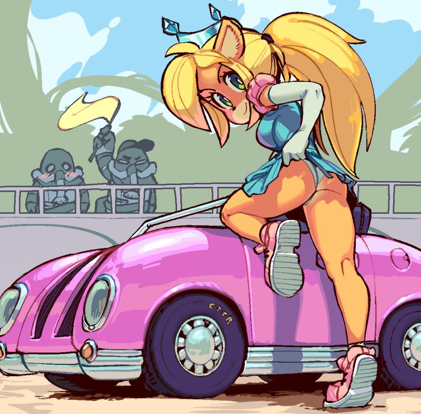 coco bandicoot (crash bandicoot (series) and etc) created by wamudraws