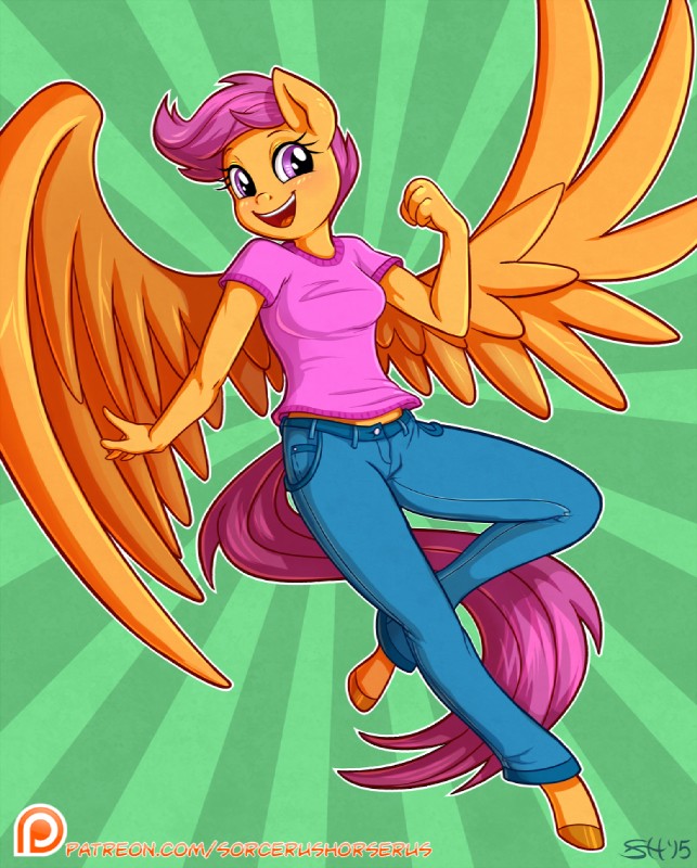 scootaloo (friendship is magic and etc) created by sorc