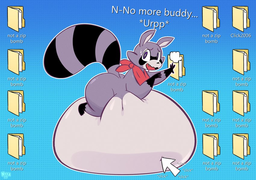 anthro artificial_intelligence belly belly_bed belly_expansion belly_inflation big_belly bloated burp_fetish burping expansion fat_rolls gas gassy huge_belly hyper hyper_belly inflation lying lying_on_self male morbidly_obese morbidly_obese_anthro morbidly_obese_male obese obese_anthro obese_male object_vore on_front overweight overweight_anthro overweight_male solo stuffing swelling vore foamytail indigo_park rambley_raccoon digital_creature mammal procyonid raccoon hi_res