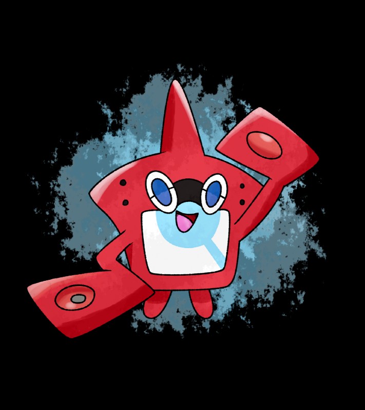 blue_eyes not_furry open_mouth open_smile pokedex raised_arm red_body smile solo alexalan nintendo pokemon generation_4_pokemon pokemon_(species) rotom rotom_pokedex 2016 alpha_channel digital_drawing_(artwork) digital_media_(artwork) hi_res