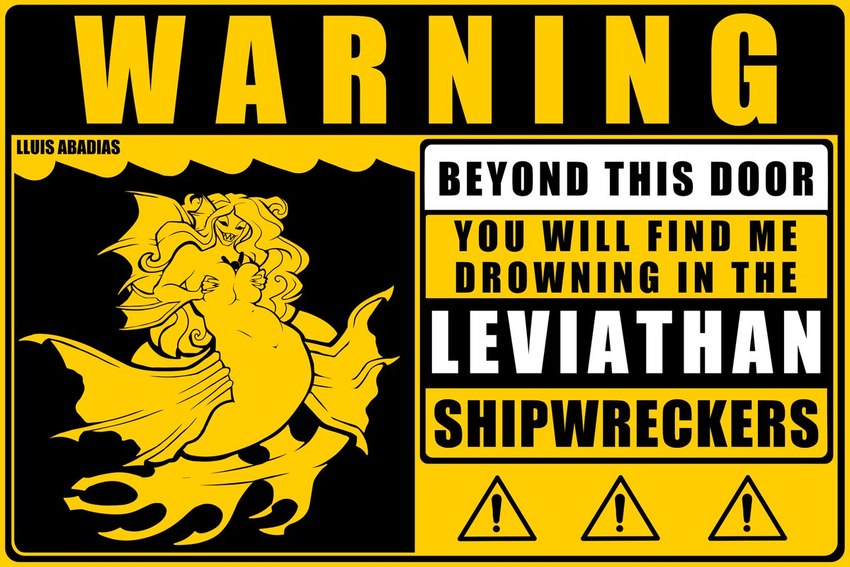 between_breasts big_breasts breasts duo esmie female fin hazard_pictogram hazard_symbol pictogram size_difference smile split_form symbol tail text warning_sign water lluisabadias jewish_mythology monster_fucker_sign mythology aquatic_dragon dragon humanoid leviathan marine merfolk mythological_creature mythological_marine mythological_scalie scalie 2024 3:2 reaction_image