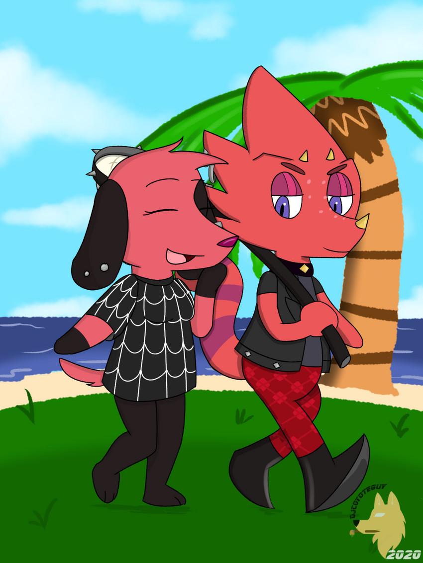 cherry and flick (animal crossing and etc) created by djcoyoteguy