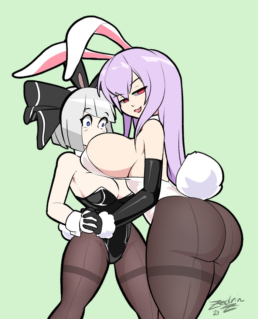 reisen udongein inaba and youmu konpaku (east asian mythology and etc) created by zedrin