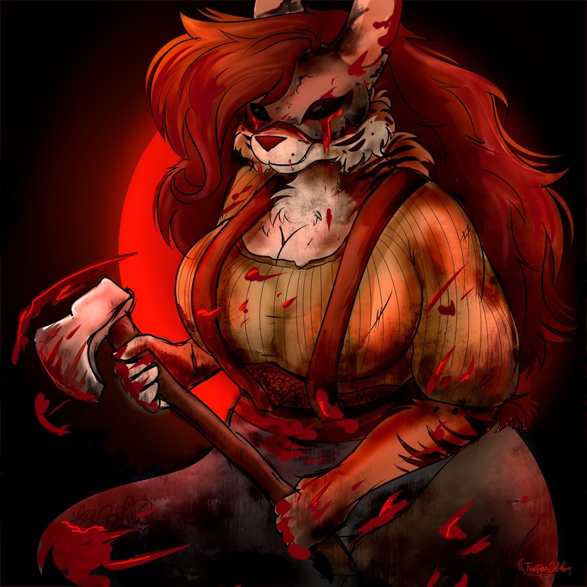 huntress and norykko (dead by daylight and etc) created by rakkyoarts