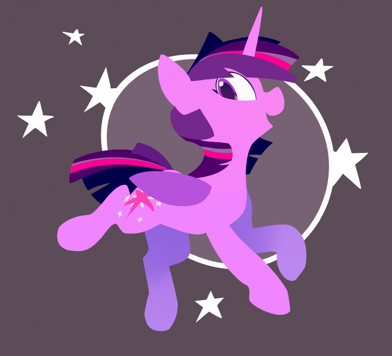 cutie_mark eyelashes female feral hair horn multicolored_hair open_mouth purple_eyes simple_background smile solo star wings lilfunkman friendship_is_magic hasbro my_little_pony mythology twilight_sparkle_(mlp) equid equine mammal mythological_creature mythological_equine winged_unicorn 2017 absurd_res digital_media_(artwork) hi_res