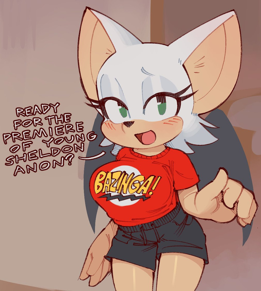 rouge the bat (sonic the hedgehog (series) and etc) created by wamudraws