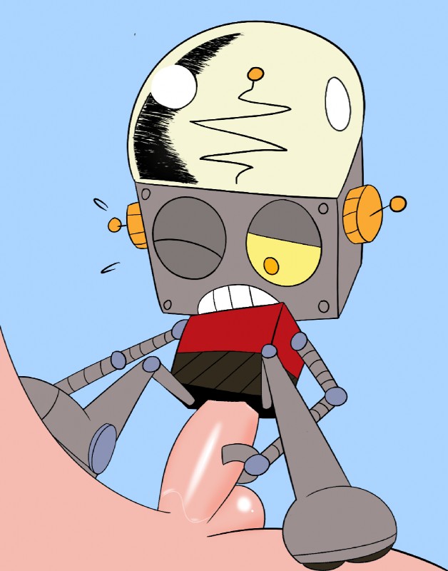 ambiguous_gender ambiguous_penetration balls duo erection genitals human_on_humanoid humanoid_genitalia humanoid_penis interspecies machine male male/ambiguous not_furry penetration penis sex mark_m cartoon_network whatever_happened_to_robot_jones? robot_jones human humanoid mammal robot hi_res