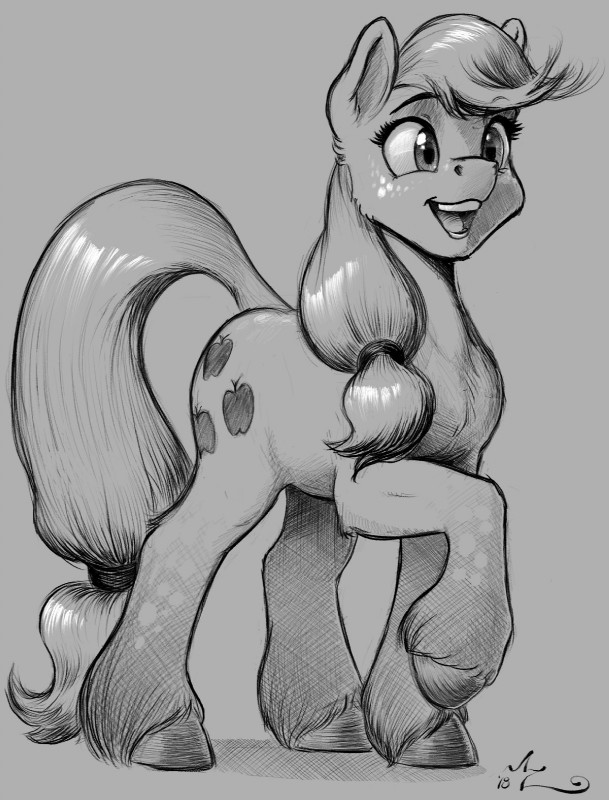 applejack (friendship is magic and etc) created by amarynceus