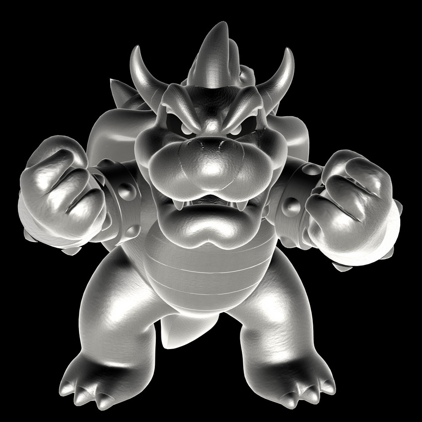 grey_body grey_skin male metal solo nibroc-rock mario_bros nintendo super_mario_bros._z bowser koopa reptile scalie turtle 1:1 absurd_res alpha_channel hi_res