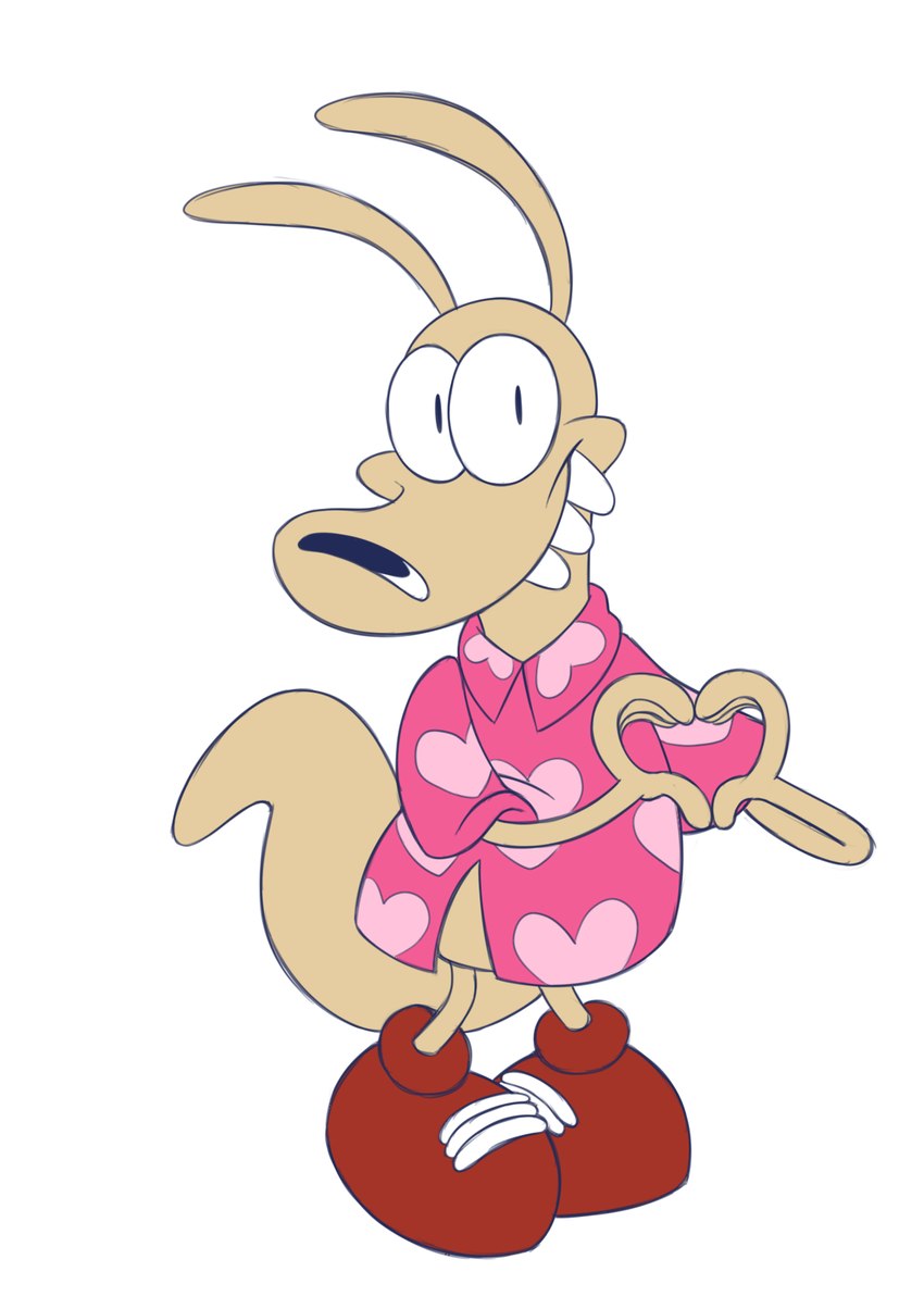 rocko rama (rocko's modern life and etc) created by 8-bit-britt