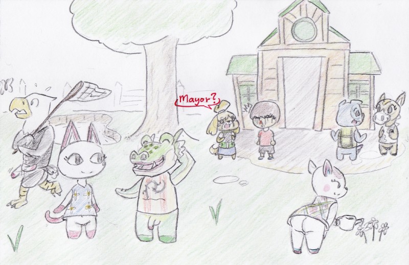 anthro balls bottomless butt clothed clothing female flaccid flower genitals group half-erect humanoid_genitalia humanoid_penis humor male outside penis plant public pussy tail tree canisfidelis animal_crossing mythology nintendo apollo_(animal_crossing) diana_(animal_crossing) drago_(animal_crossing) hugh_(animal_crossing) isabelle_(animal_crossing) olivia_(animal_crossing) villager_(animal_crossing) winnie_(animal_crossing) accipitrid accipitriform avian bald_eagle bird canid canine canis deer domestic_cat domestic_dog domestic_pig dragon eagle equid equine felid feline felis horse human mammal mythological_creature mythological_scalie scalie sea_eagle shih_tzu suid suina sus_(pig) toy_dog colored_pencil_(artwork) hi_res traditional_media_(artwork)