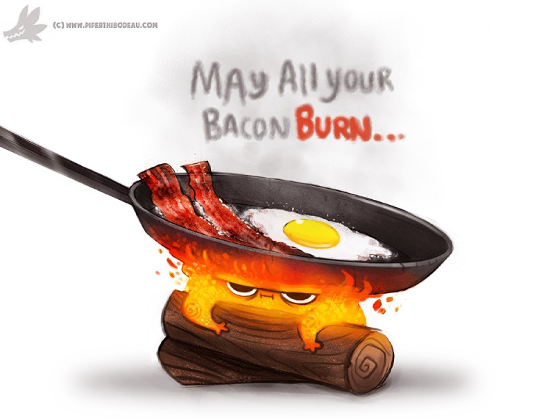 calcifer (howl's moving castle) created by piper thibodeau