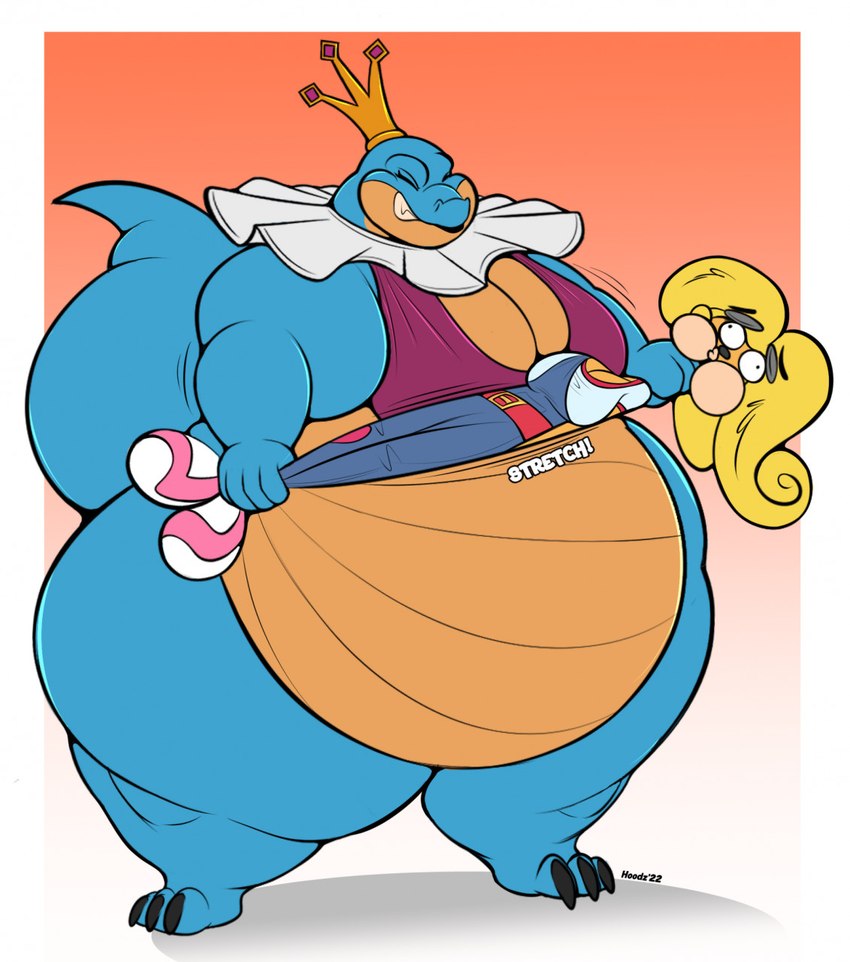 anthro big_breasts breasts duo female female/female huge_breasts morbidly_obese obese overweight thick_thighs wide_hips hoodee_(artist) activision crash_bandicoot_(series) spyro_the_dragon coco_bandicoot sorceress_(spyro) bandicoot dinopotamus mammal marsupial crossover hi_res