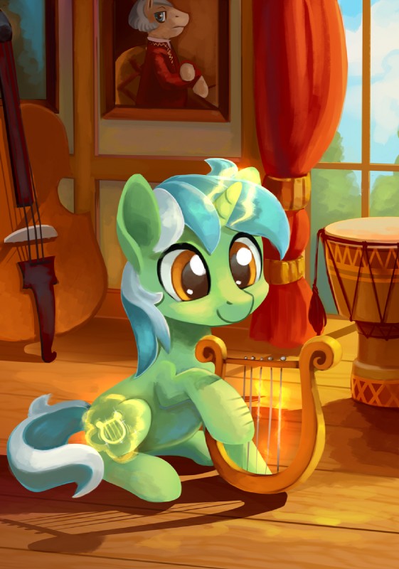 lyra heartstrings (friendship is magic and etc) created by asimos, lexx2dot0, and maytee