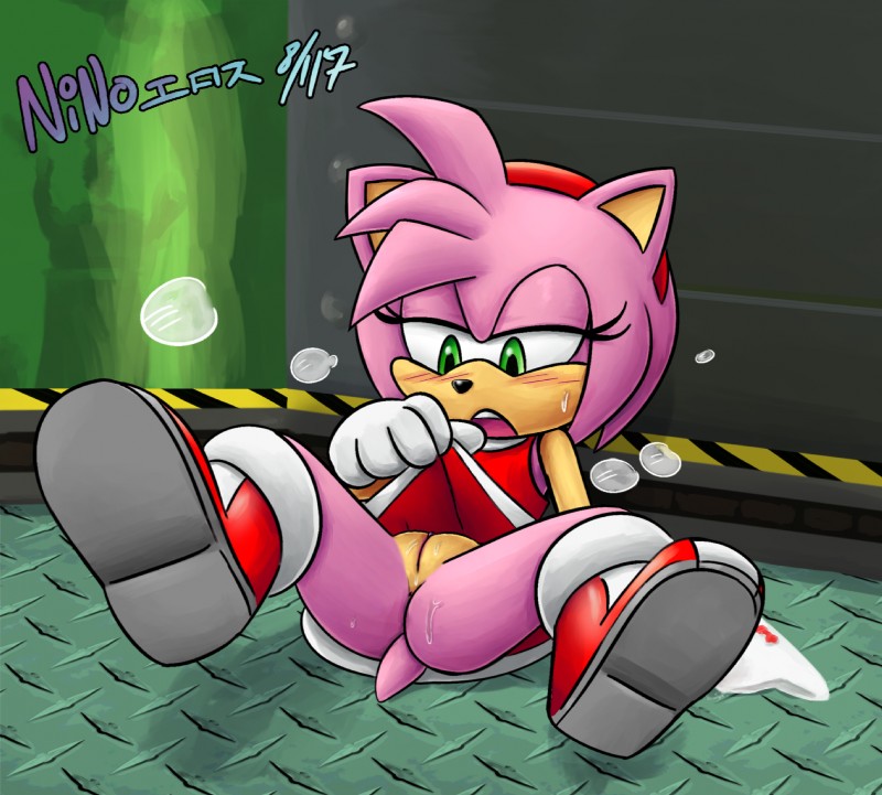 amy rose (sonic the hedgehog (series) and etc) created by ninoeros, sr, and third-party edit