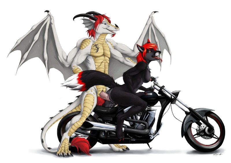 dragonmassiel and kanika (mythology) created by truegrave9