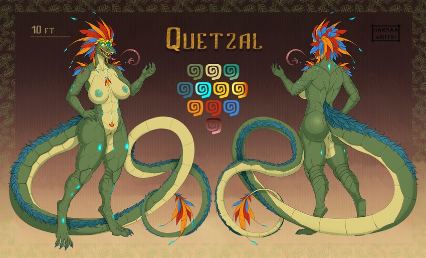 quetzalcoatl (mesoamerican mythology and etc) created by harmaagriffin