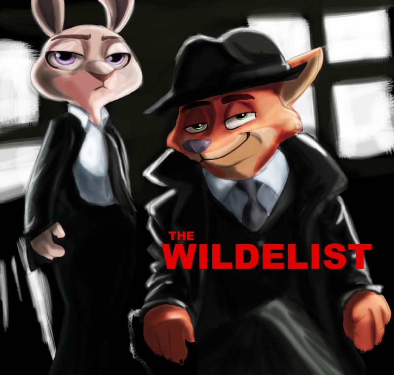 judy hopps and nick wilde (the black list and etc) created by sabrotiger