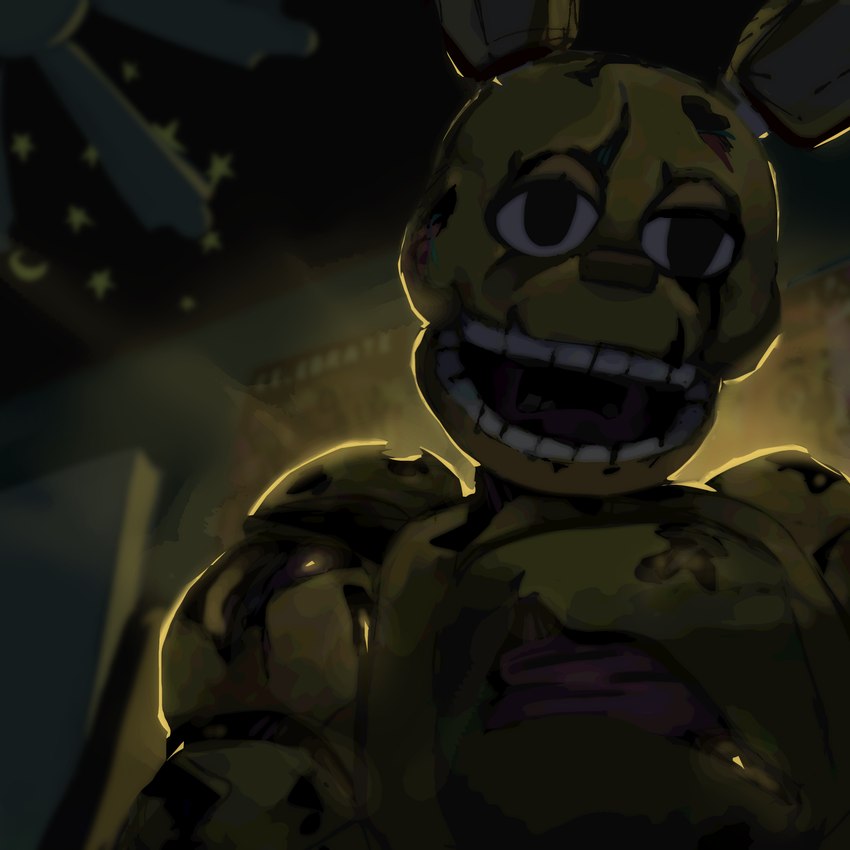 springtrap (five nights at freddy's 3 and etc) created by skylordlysander