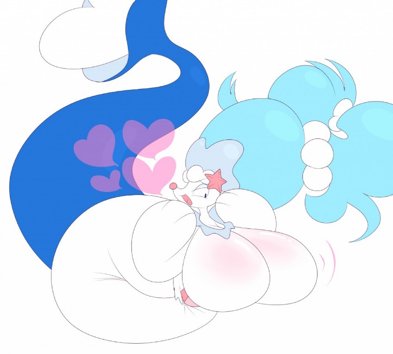 big_breasts breasts clean_diaper clothed clothing diaper female simple_background solo wearing_diaper white_background sir-dancalot nintendo pokemon generation_7_pokemon mammal marine pinniped pokemon_(species) primarina