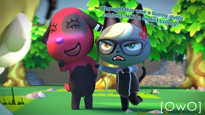 cherry and raymond (animal crossing and etc) created by owo sfm