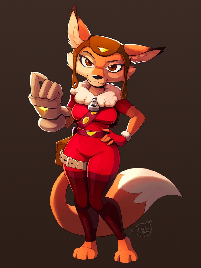 penny fox (awesomenauts) created by alaynakgray