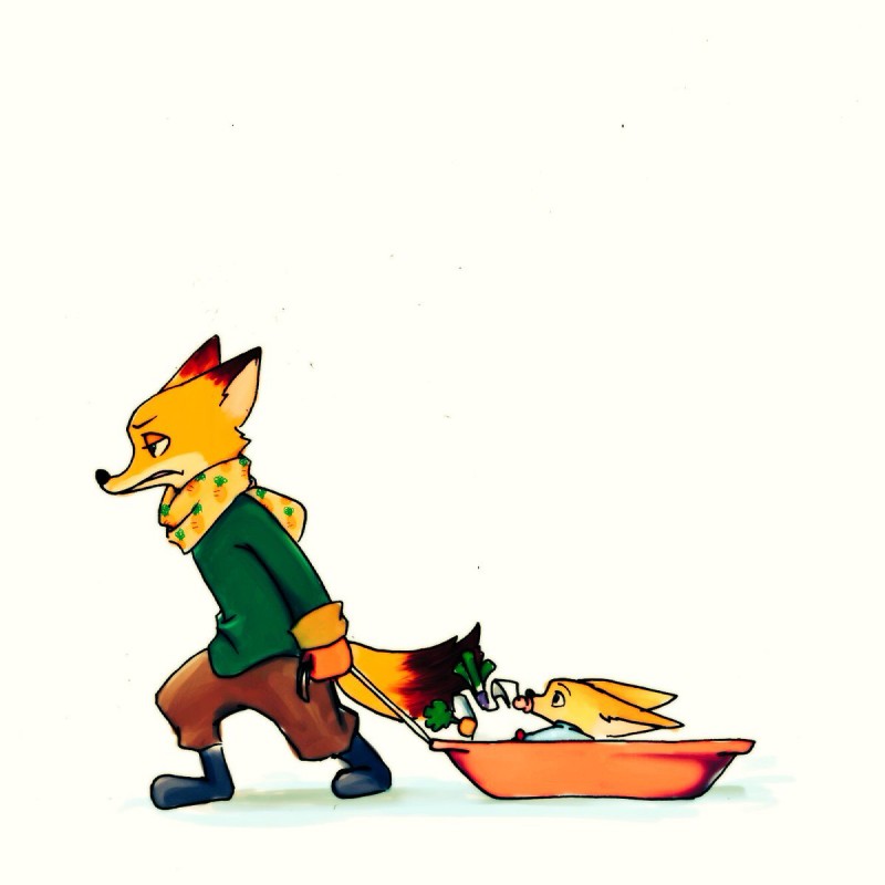 finnick and nick wilde (zootopia and etc) created by izumimonmocomon