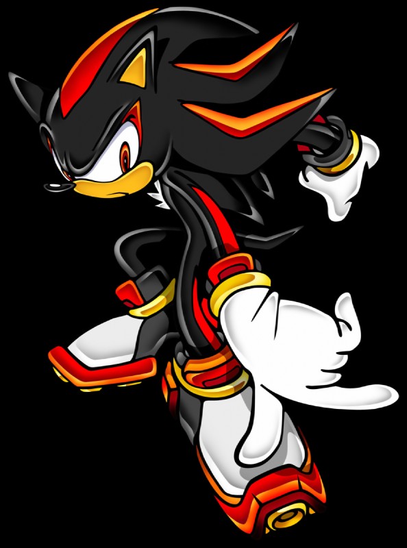 shadow the hedgehog (sonic the hedgehog (series) and etc) created by yuji uekawa