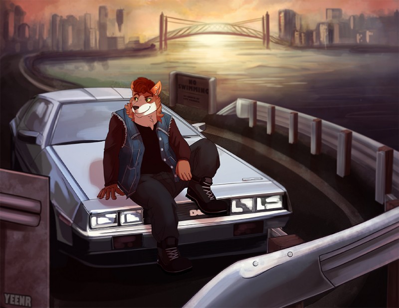 delorean created by yeenr