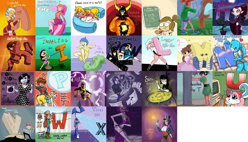 accessory alphabet anthro armor award axe balloon_font barefoot bikini black_body black_feet black_hair black_skin blonde_hair blowing_bubble_gum blue_body blue_fur blue_hair blush bodily_fluids boots bow_(feature) bow_accessory bow_ribbon breasts brown_hair bubble bubble_gum butt butt_slap button_font candy centered_hair_bow cleavage clothed clothing computer cooking crossdressing dessert dress duo eating electric_fan electronics feet female fight flamethrower food footwear fur furniture glistening_text green_body green_skin gum hair hair_accessory hair_bow hair_ribbon handheld_electric_fan headgear heart_reaction heart_symbol helmet high_heels horn hug iconography impalement inflating knife laundry lava legband legwear lekku_(anatomy) letter_replacement lifting long_socks machine magic magic_wand magician male mature_anthro mature_female melee_weapon midriff montrals_(anatomy) monument nibbling nom nom_(sound_effect) onomatopoeia oscillating_fan partitioning plant pose presenting presenting_hindquarters ranged_weapon red_hair ribbons sewing shoes slap sleeping sofa solo sound_effects spanking standing superhero sweat sweatdrop sweatdrop_(iconography) swimwear tan_body tan_fur text thick_calves thick_thighs thigh_highs thighband thin_calves thin_legs thin_thighs trophy two-piece_swimsuit weapon anordinarymage dabbledraws dbaru deidatvm fudgy_fart h_(artist) hardtones herny juice_(artist) lc_(artist) manwithnobats mh /co/ 4chan adventure_time avatar:_the_last_airbender body_bags cartoon_network coraline_(film) dark_horse dc_comics disney droopy_(series) duck_dodgers foster's_home_for_imaginary_friends gravity_falls hanna-barbera inside_out laika_studios lego looney_tunes metro-goldwyn-mayer my_life_as_a_teenage_robot nickelodeon phineas_and_ferb pixar regular_show school_for_vampires sheep_wrecked star_vs._the_forces_of_evil star_wars star_wars:_the_clone_wars steven_universe swat_kats t.u.f.f._puppy teen_titans the_amazing_world_of_gumball the_emperor's_new_groove the_fairly_oddparents the_incredibles the_lego_movie the_oblongs wander_over_yonder warner_brothers ahsoka_tano callie_briggs chameleon_(t.u.f.f._puppy) creepy_susie eileen_roberts frankie_foster gruftine helen_parr isabella_garcia-shapiro jenny_wakeman joy_(inside_out) kitty_katswell leggy_lamb lord_dominator marco_diaz nicole_watterson other_mother panda_delgado pearl_(steven_universe) princess_bubblegum queen_tyr'ahnee raven_(dc) toph_beifong unikitty vicky_(fop) wendy_corduroy yzma zatanna alien alien_humanoid android animate_inanimate bovid candy_humanoid caprine chameleon dinosaur domestic_cat domestic_sheep emotion_(inside_out) fairy felid feline felis food_creature food_humanoid gem_(species) human humanoid letter_creature living_candy living_text lizard mammal martian ornithischian pachycephalosaurid pachycephalosaurus pearl_(gem_species) prehistoric_species reptile robot robot_humanoid scalie sheep togruta vampire 2016 absurd_res artist_collaboration crossover digital_media_(artwork) english_text hi_res multiple_images